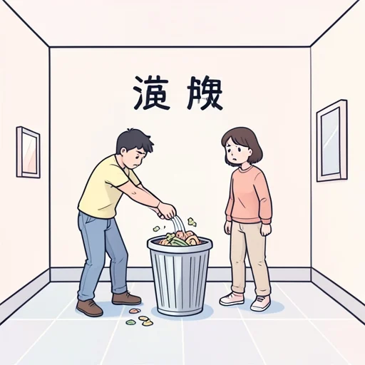 浪費 - イラスト辞典