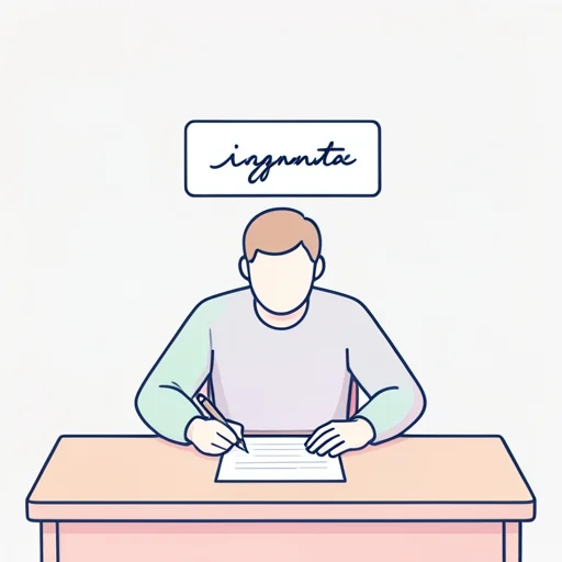 サイン - Diccionario ilustrado