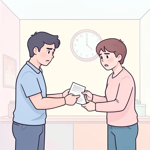 催促 - イラスト辞典