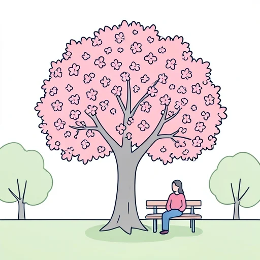 桜 - Diccionario ilustrado