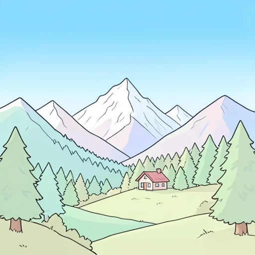 山岳 - Illustrated Dictionary