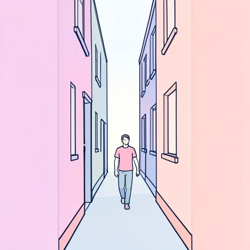 狭い - Illustrated Dictionary