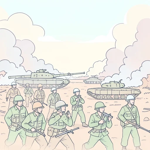 戦争 - พจนานุกรมภาพ