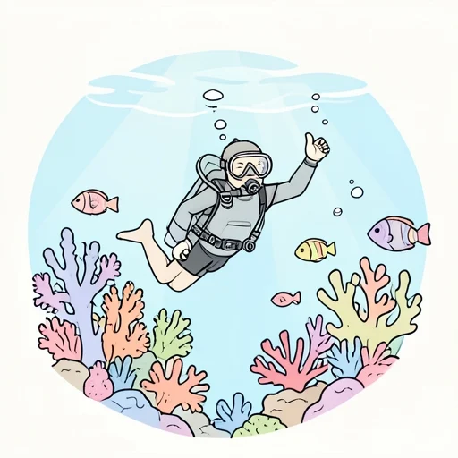 潜水 - Illustrated Dictionary