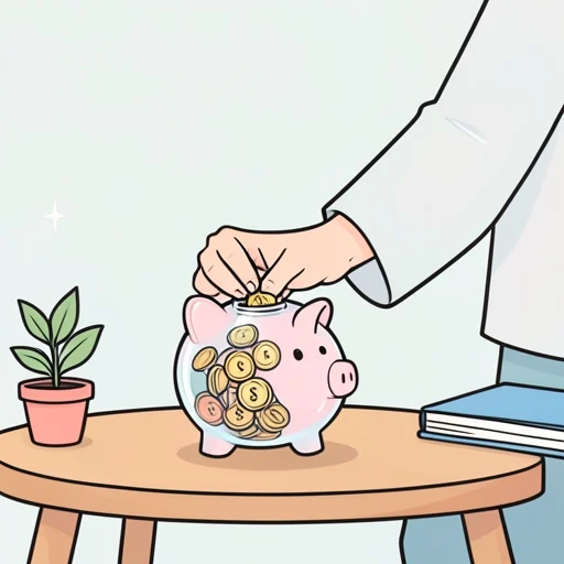節約 - イラスト辞典