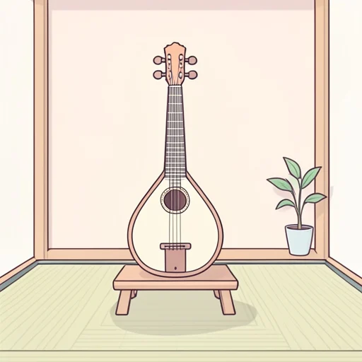 三味線 - Illustrated Dictionary