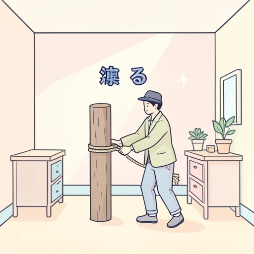 縛る - Từ điển minh họa