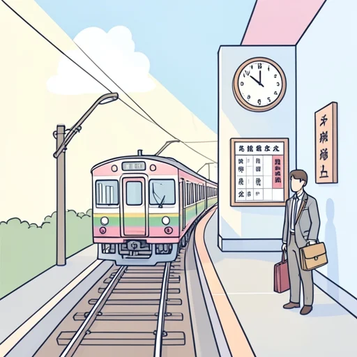 始発 - Illustrated Dictionary