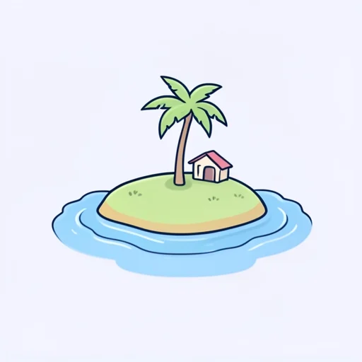 島 - Illustrated Dictionary