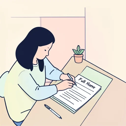 氏名 - Illustrated Dictionary