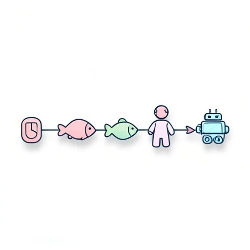 進化 - イラスト辞典