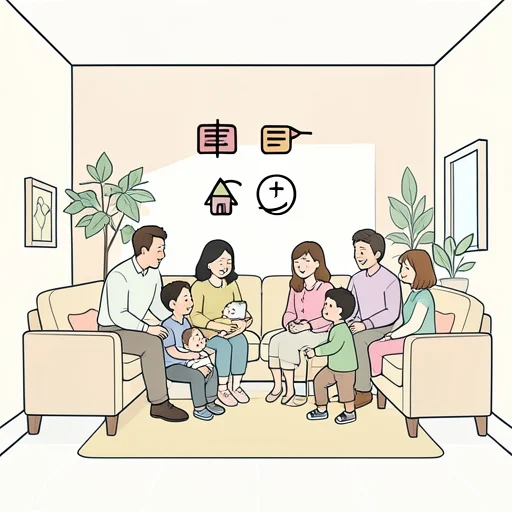 親類 - Dicionário ilustrado