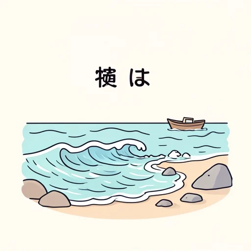 潮 - Diccionario ilustrado