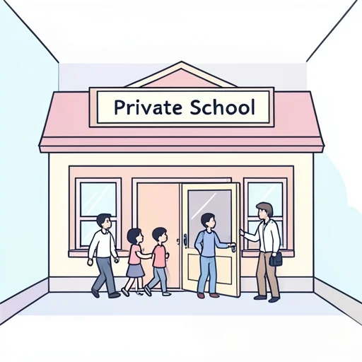 私立 - 그림 사전