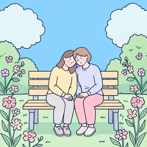 親しい - イラスト辞典