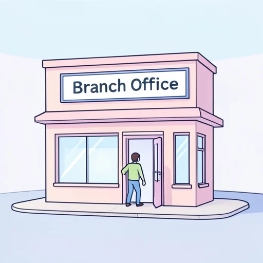 支店 - Bildwörterbuch