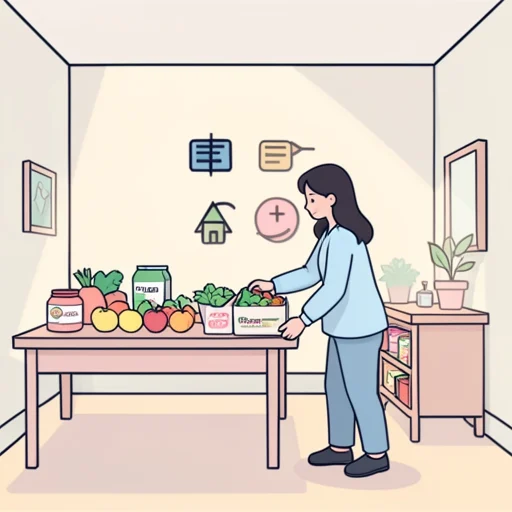 食料品 - 그림 사전