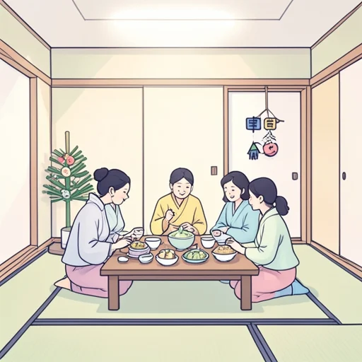 正月 - Illustrated Dictionary
