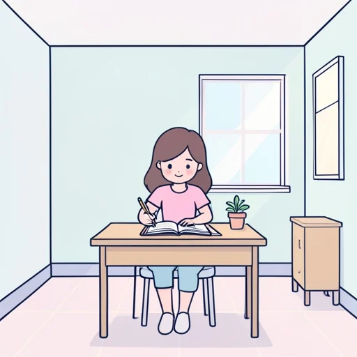 少女 - พจนานุกรมภาพ