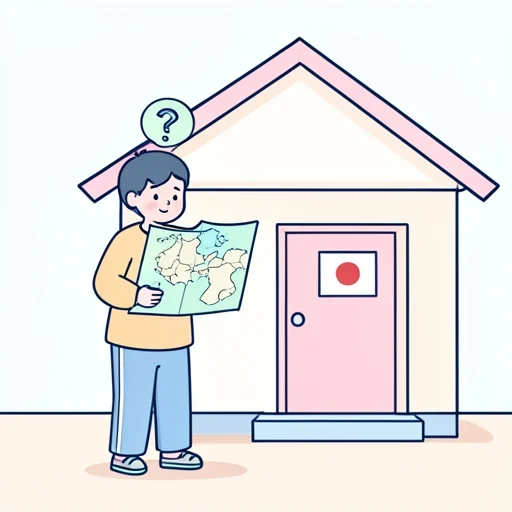 所在 - イラスト辞典