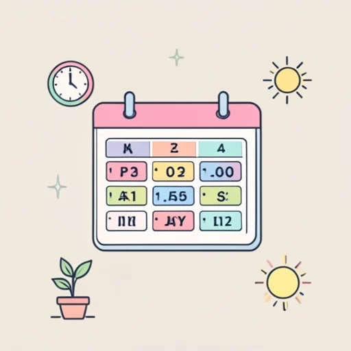 〜週間 - Illustrated Dictionary