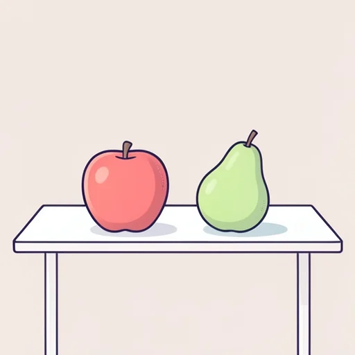 相違 - イラスト辞典