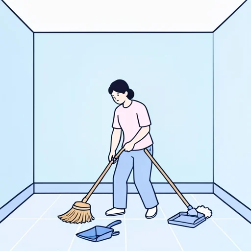 掃除 - イラスト辞典