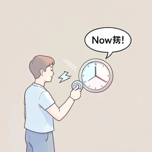 すぐに - 그림 사전