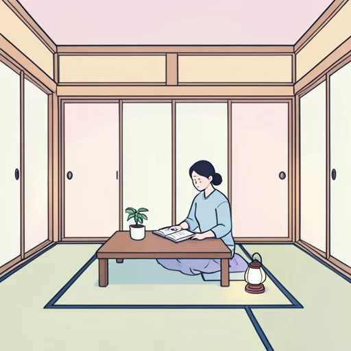 住む - イラスト辞典