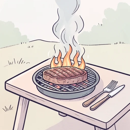 ステーキ - Illustrated Dictionary