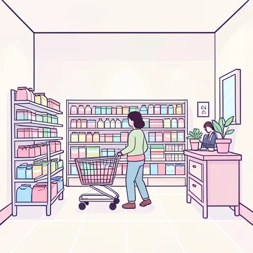 スーパー (マーケット) - Diccionario ilustrado