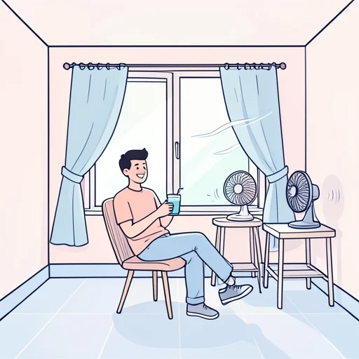 涼しい - Dizionario illustrato