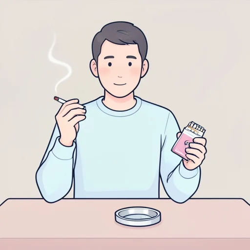 たばこ - 그림 사전