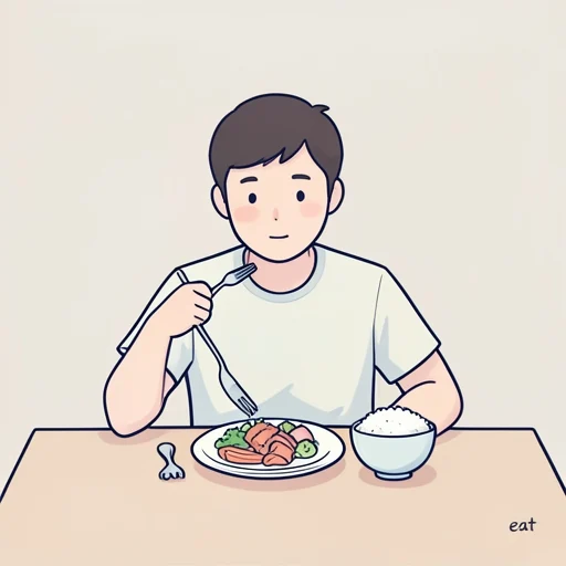 食べます - 그림 사전