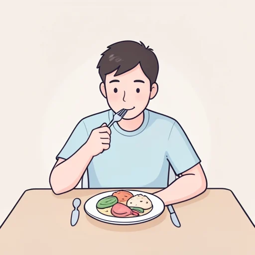 食べる - Illustrated Dictionary