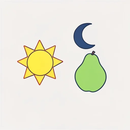 対比 - イラスト辞典