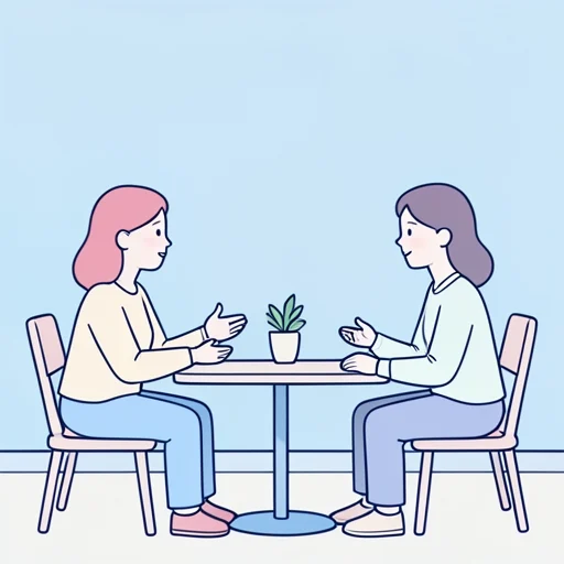 対話 - イラスト辞典