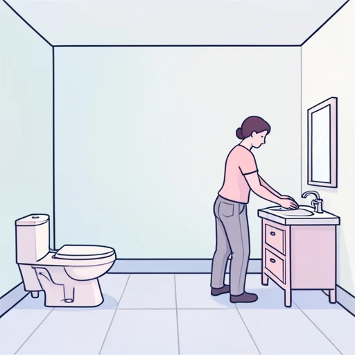 手洗い - 그림 사전