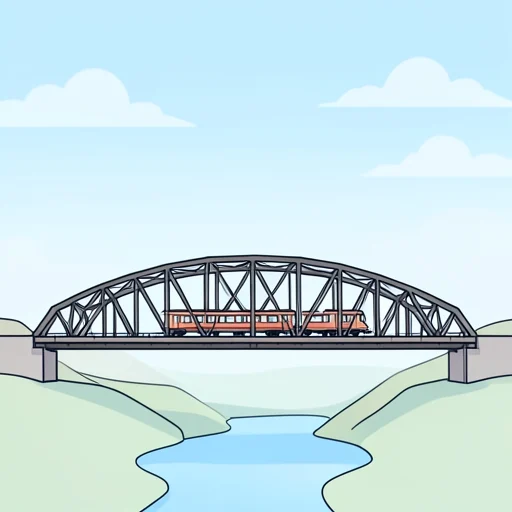 鉄橋 - 그림 사전