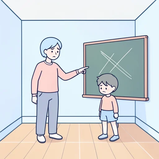 とがめる - Diccionario ilustrado