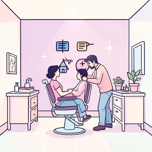 床屋 - Từ điển minh họa
