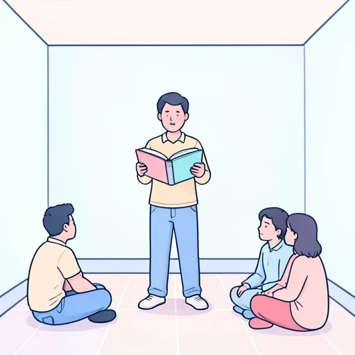 唱える - イラスト辞典