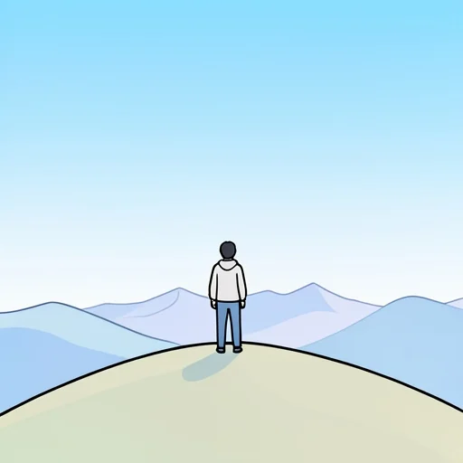遠く - 그림 사전