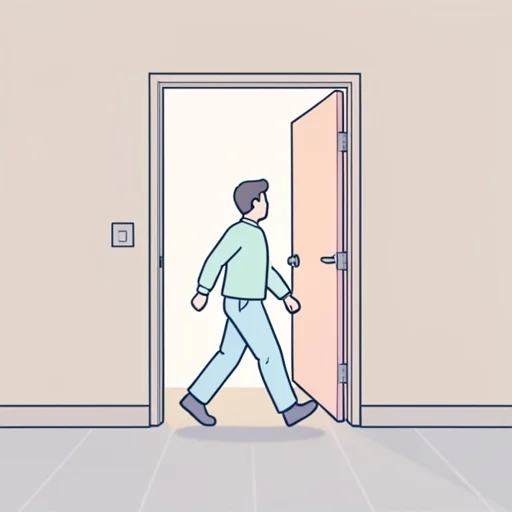 通り過ぎる - 그림 사전