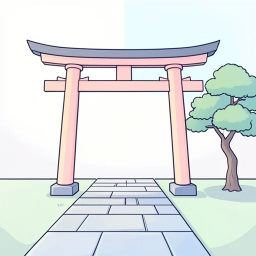 鳥居 - Illustrated Dictionary