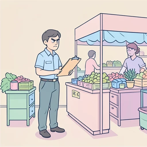 取り締まる - イラスト辞典