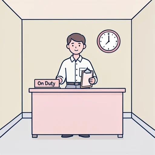 当番 - Illustrated Dictionary