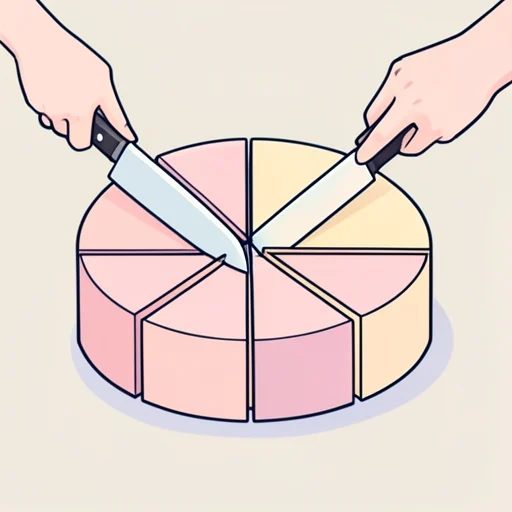 等分 - イラスト辞典