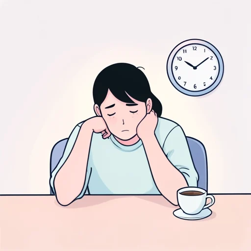 疲れる - Illustrated Dictionary