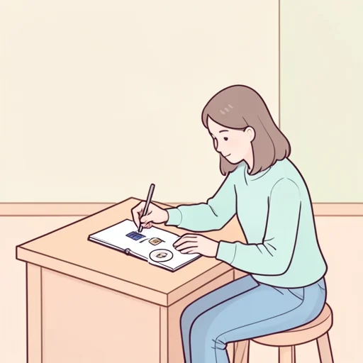 付ける - Dicionário ilustrado